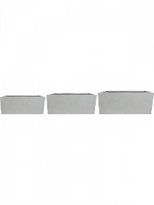 Кашпо Amfa planter grey 40 см. (2 набора по 3 кашпо)
