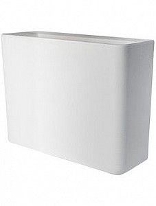 Кашпо Otium linea white