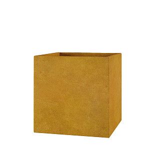 Кашпо Concretika CUBE W40 H40 Золотой