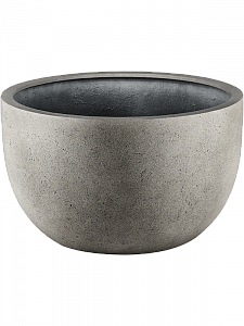 Кашпо Grigio new egg pot low natural-concrete 47 см.
