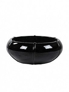Кашпо Moda bowl black shiny