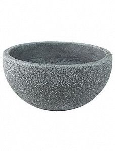 Кашпо Sebas (concrete) bowl grey D50