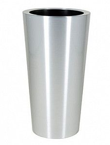Кашпо Alure conica topper aluminium brushed lacquered 78 см.