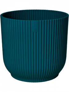 Кашпо Vibes fold round deep blue 12 см.