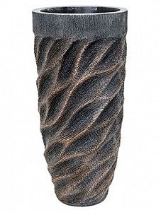 Кашпо Luxe lite universe wave partner bronze 70 см.