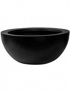Кашпо Fiberstone vic bowl black m
