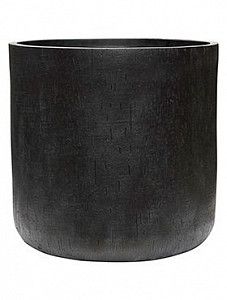 Кашпо Raindrop cylinder black 49 см.