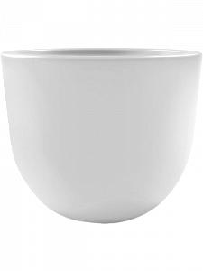 Кашпо Rotazionale eggy round pot white 43 см.