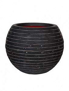 Кашпо Capi "Nature row nl vase ball antracita"