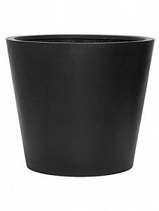 Кашпо Fiberstone bucket black m