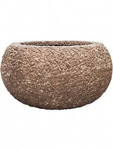 Кашпо Polystone coated kamelle bowl rock 52 см.