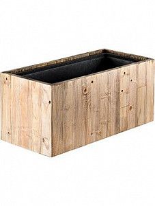 Кашпо Marrone small box dark flame wood L61
