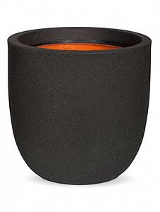 Кашпо Capi "Urban smooth nl egg planter iii black"