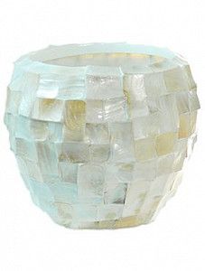 Кашпо Oceana pearl couple white 15 см.