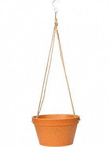 Подвесное кашпо Fibrics bamboo hanging basket terra 14 см. (упаковка 6 шт.)