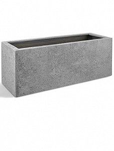 Кашпо Struttura box light grey 30 см.