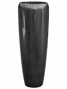 Кашпо Amfi partner snake anthracite silver (с техническим кашпо) 97 см.