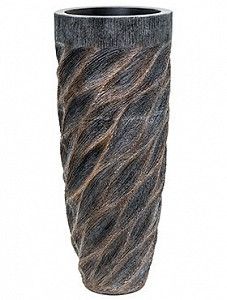 Кашпо Luxe lite universe wave partner bronze 90 см.