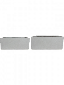 Кашпо Amfa planter grey 32 см. (2 набора по 2 кашпо)