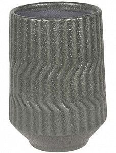 Кашпо Notable pot dark grey 20 см.