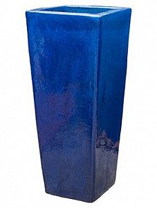 Кашпо Plain kubis blue