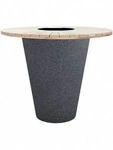Кашпо Otium olla table herba exclusive dark stone