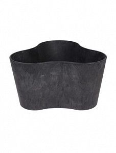 Кашпо Artstone claire triangle black