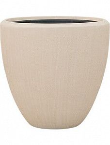 Кашпо Polystone plain couple natural (with liner) 50 см.