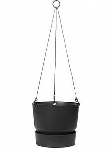 Подвесное кашпо Greenville living black hanging