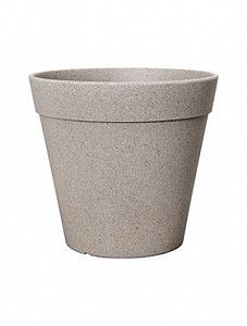 Кашпо Fibrics bamboo straight grey 22 см. (упаковка 6 шт.)