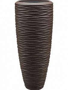 Кашпо Polystone seaside partner brown (with liner) 90 см.