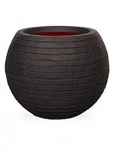 Кашпо Capi "Nature row nl vase vase ball black"