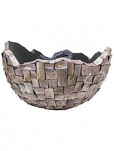 Кашпо Oceana pearl bowl brown 36 см.