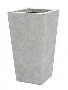 Кашпо Capi "Lux planter taper ii light grey"