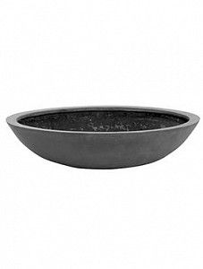 Кашпо Fiberstone jumbo bowl grey s