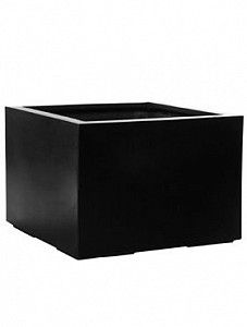 Кашпо Fiberstone jumbo middle high black xxl