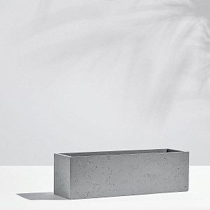 Цветочный горшок Rectangle S Серый