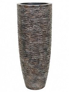Кашпо Luxe lite universe wrinkle partner bronze 90 см.