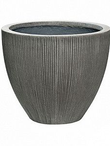 Кашпо Ridged vertically jesslyn s dark grey