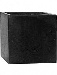 Кашпо Fiberstone fleur black l