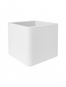 Кашпо Pure® soft brick wheels white 39 см.