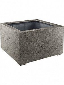 Кашпо Grigio low cube natural-concrete L100 W100 H60