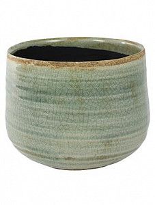 Кашпо Indoor pottery pot iris mint 17 см. (упаковка 2 шт.)