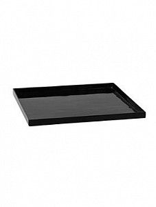 Поддон Fiberstone saucer block glossy black 50