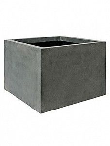 Кашпо Fiberstone jumbo middle high grey xxl