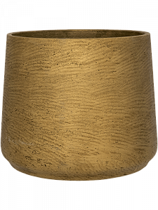 Кашпо Rough patt xl metallic gold