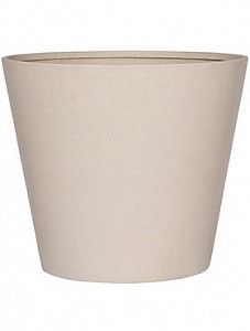 Кашпо Refined bucket m natural white