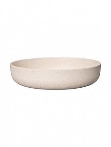 Кашпо Fibrics bamboo flat bowl white (упаковка 12 шт.)