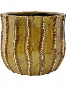 Кашпо Manon pot ochre 18 см.