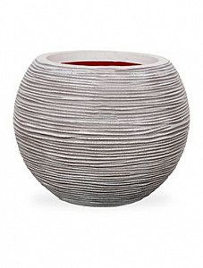 Кашпо Capi "Nature rib nl vase vase ball bla ii ivory"